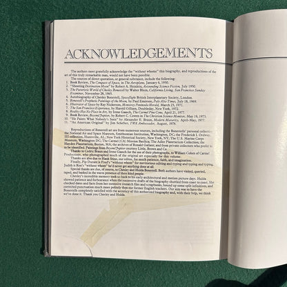 Vintage Art Hardback: Frederick C Durant & Ron Miller - Worlds Beyond: The Art of Chesley Bonestell