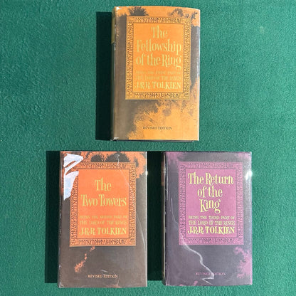 Vintage Fantasy Hardbacks: JRR Tolkien - The Lord of the Rings Trilogy SECOND EDITION FOURTH/FIFTH PRINTINGS