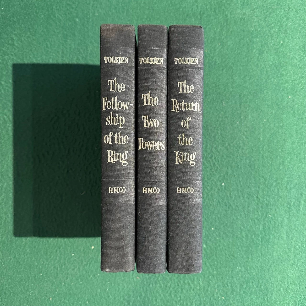Vintage Fantasy Hardbacks: JRR Tolkien - The Lord of the Rings Trilogy SECOND EDITION FOURTH/FIFTH PRINTINGS