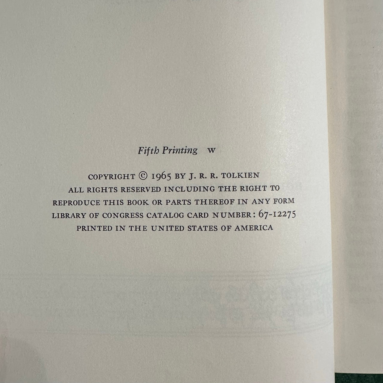 Vintage Fantasy Hardbacks: JRR Tolkien - The Lord of the Rings Trilogy SECOND EDITION FOURTH/FIFTH PRINTINGS
