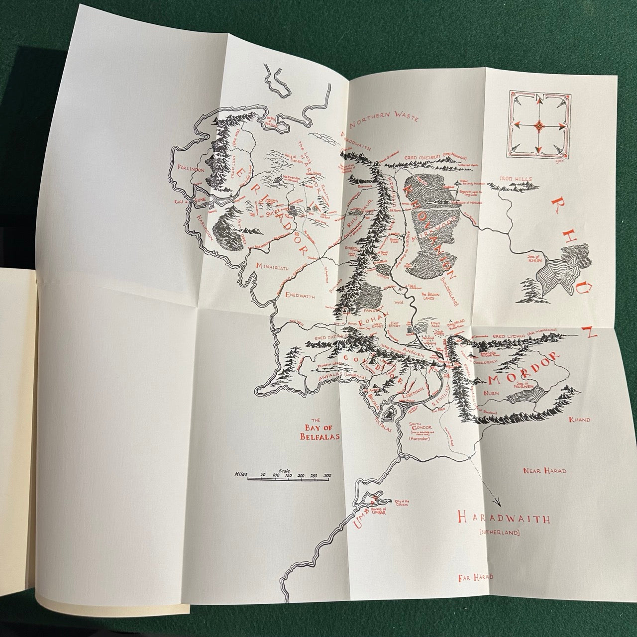 Vintage Fantasy Hardbacks: JRR Tolkien - The Lord of the Rings Trilogy SECOND EDITION FOURTH/FIFTH PRINTINGS