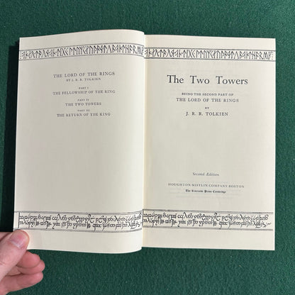 Vintage Fantasy Hardbacks: JRR Tolkien - The Lord of the Rings Trilogy SECOND EDITION FOURTH/FIFTH PRINTINGS