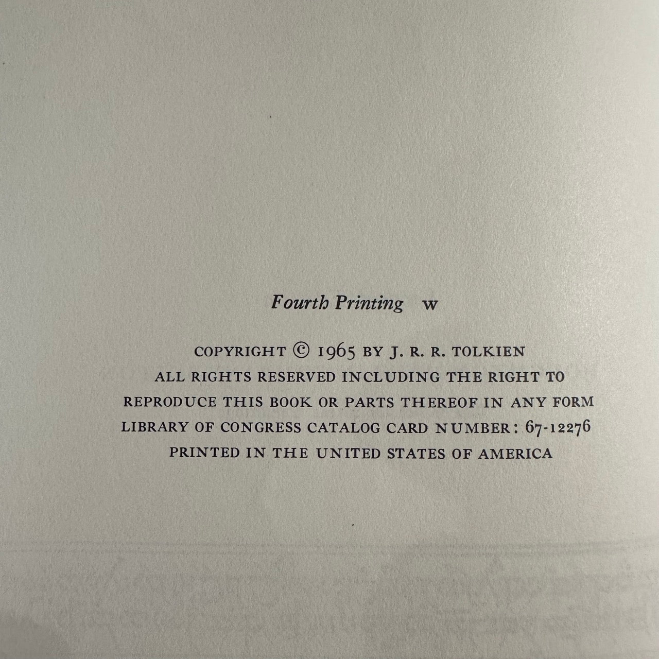 Vintage Fantasy Hardbacks: JRR Tolkien - The Lord of the Rings Trilogy SECOND EDITION FOURTH/FIFTH PRINTINGS