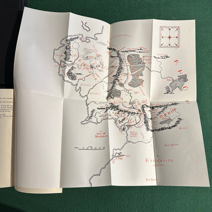 Vintage Fantasy Hardbacks: JRR Tolkien - The Lord of the Rings Trilogy SECOND EDITION FOURTH/FIFTH PRINTINGS