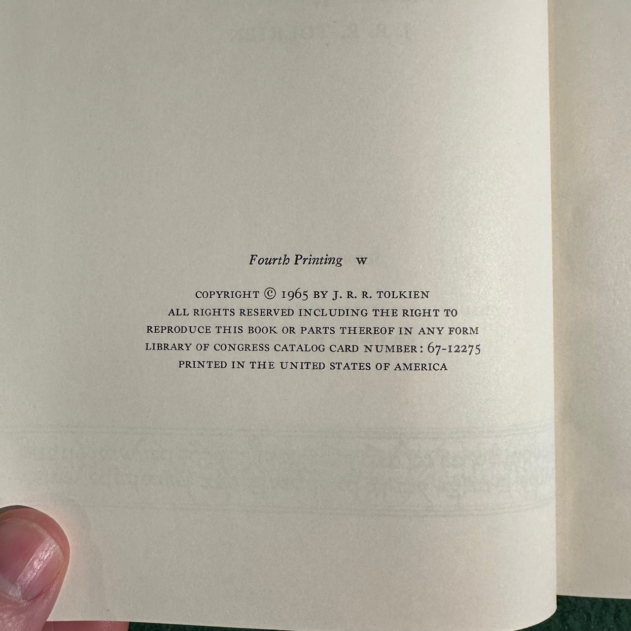 Vintage Fantasy Hardbacks: JRR Tolkien - The Lord of the Rings Trilogy SECOND EDITION FOURTH/FIFTH PRINTINGS