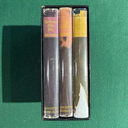 Vintage Fantasy Hardbacks: JRR Tolkien - The Lord of the Rings Trilogy SECOND EDITION TENTH/NINTH PRINTINGS