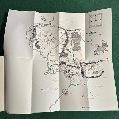 Vintage Fantasy Hardbacks: JRR Tolkien - The Lord of the Rings Trilogy SECOND EDITION TENTH/NINTH PRINTINGS