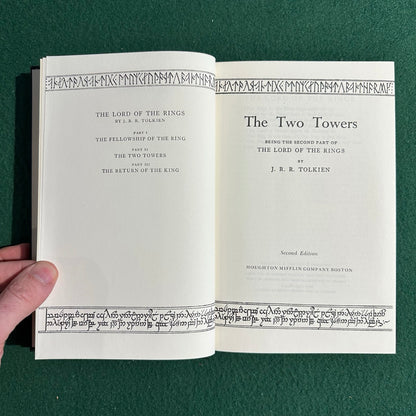 Vintage Fantasy Hardbacks: JRR Tolkien - The Lord of the Rings Trilogy SECOND EDITION TENTH/NINTH PRINTINGS