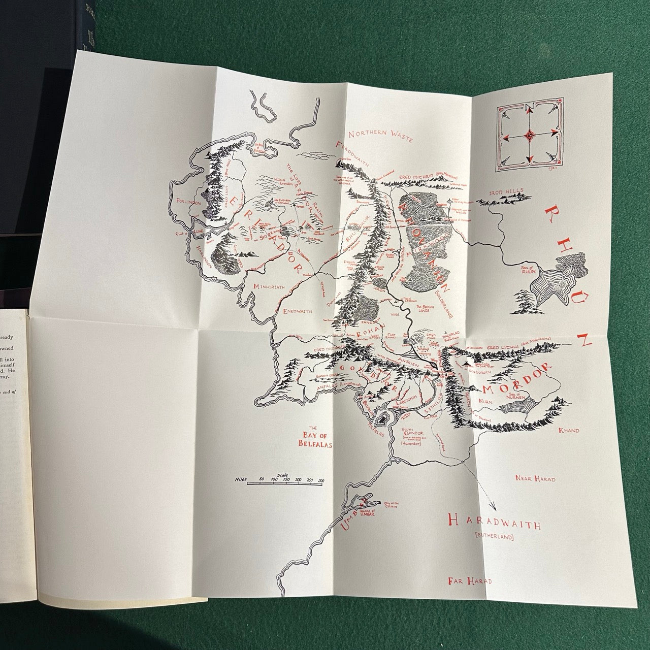 Vintage Fantasy Hardbacks: JRR Tolkien - The Lord of the Rings Trilogy SECOND EDITION TENTH/NINTH PRINTINGS