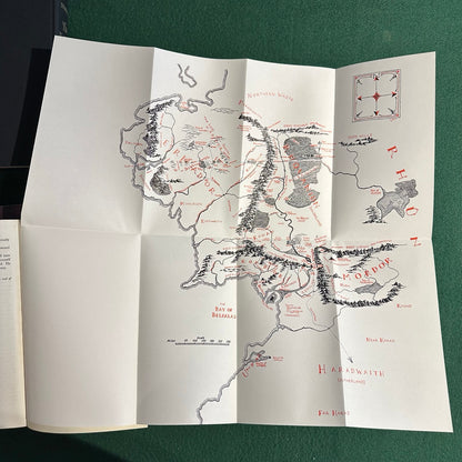 Vintage Fantasy Hardbacks: JRR Tolkien - The Lord of the Rings Trilogy SECOND EDITION TENTH/NINTH PRINTINGS