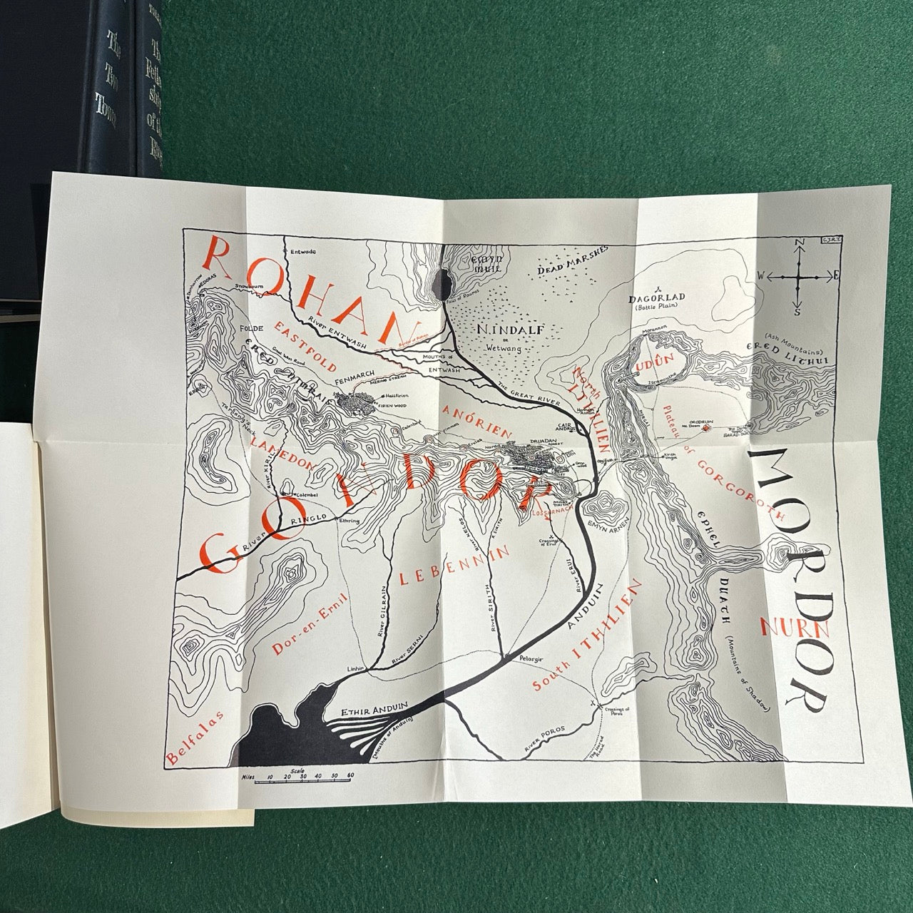 Vintage Fantasy Hardbacks: JRR Tolkien - The Lord of the Rings Trilogy SECOND EDITION TENTH/NINTH PRINTINGS