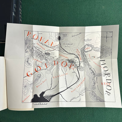 Vintage Fantasy Hardbacks: JRR Tolkien - The Lord of the Rings Trilogy SECOND EDITION TENTH/NINTH PRINTINGS