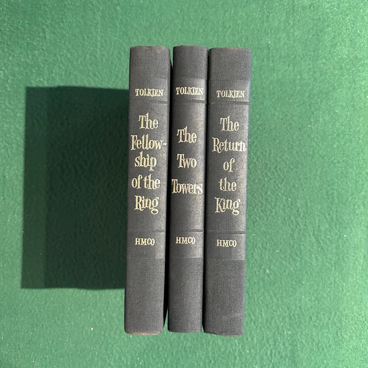 Vintage Fantasy Hardbacks: JRR Tolkien - The Lord of the Rings Trilogy SECOND EDITION TENTH/NINTH PRINTINGS