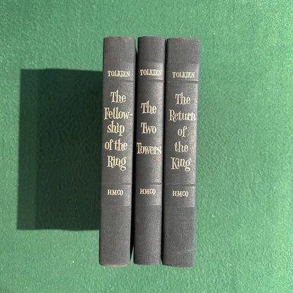 Vintage Fantasy Hardbacks: JRR Tolkien - The Lord of the Rings Trilogy SECOND EDITION TENTH/NINTH PRINTINGS