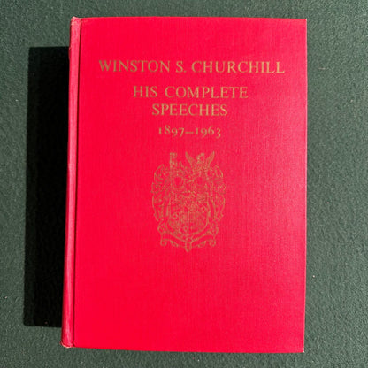 Vintage Non-Fiction Hardback: Robert Rhodes James - Winston S Churchill: His complete Speeches 1897 - 1963, Vols 1-4