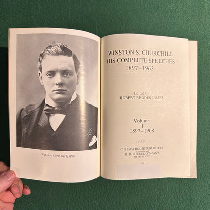 Vintage Non-Fiction Hardback: Robert Rhodes James - Winston S Churchill: His complete Speeches 1897 - 1963, Vols 1-4