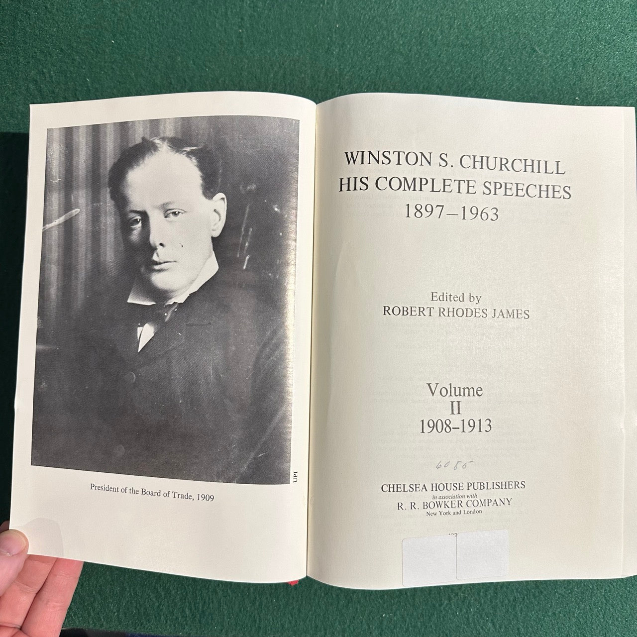 Vintage Non-Fiction Hardback: Robert Rhodes James - Winston S Churchill: His complete Speeches 1897 - 1963, Vols 1-4