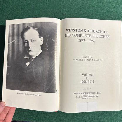 Vintage Non-Fiction Hardback: Robert Rhodes James - Winston S Churchill: His complete Speeches 1897 - 1963, Vols 1-4