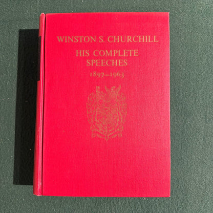 Vintage Non-Fiction Hardback: Robert Rhodes James - Winston S Churchill: His complete Speeches 1897 - 1963, Vols 1-4