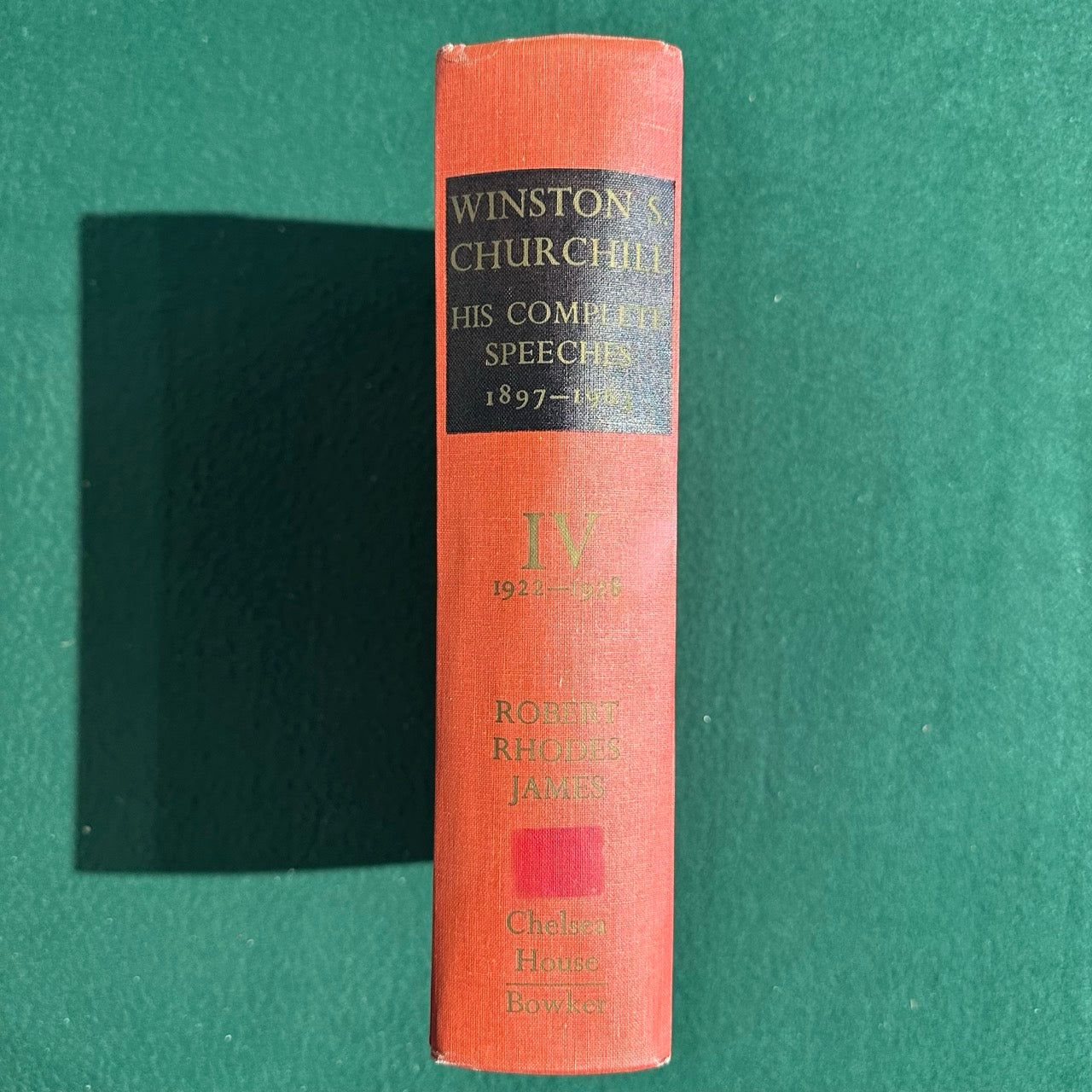 Vintage Non-Fiction Hardback: Robert Rhodes James - Winston S Churchill: His complete Speeches 1897 - 1963, Vols 1-4