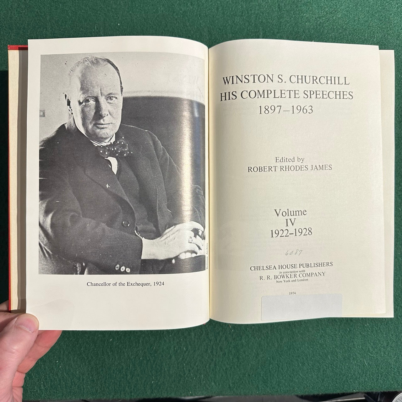 Vintage Non-Fiction Hardback: Robert Rhodes James - Winston S Churchill: His complete Speeches 1897 - 1963, Vols 1-4