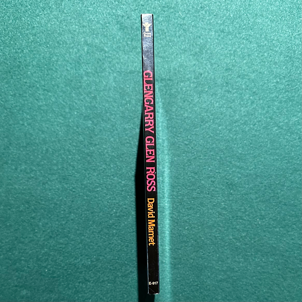 Vintage Fiction Paperback: David Mamet - Glengarry Glen Ross FIRST PRINTING
