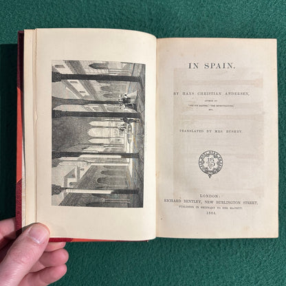 Antique Fiction Hardback: Hans Christian Andersen - In Spain 1864