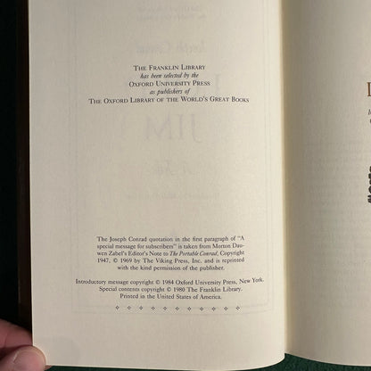 Vintage Fiction Hardback: Joseph Conrad - Lord Jim