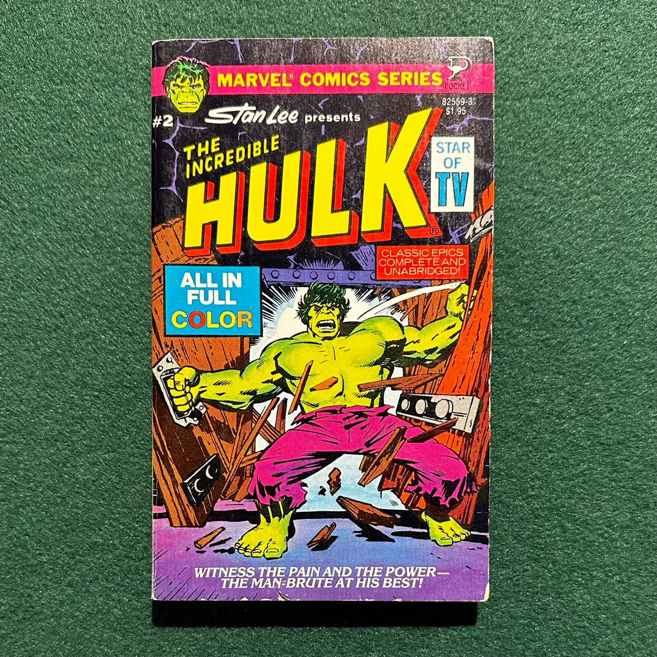 Vintage Graphic Novel Paperback: Stan Lee Presents The Incredible Hulk #2 FIRST PRINTING