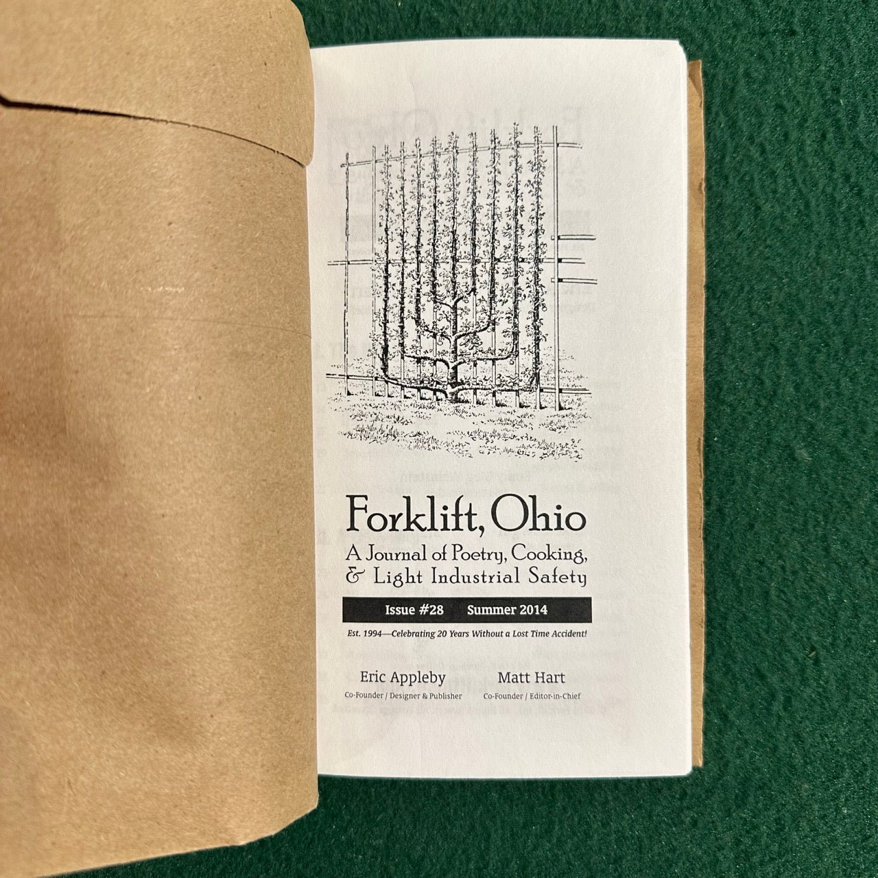 Poetry Paperback: Forklift, Ohio, #28 Summer 2014: Forklift Seeds