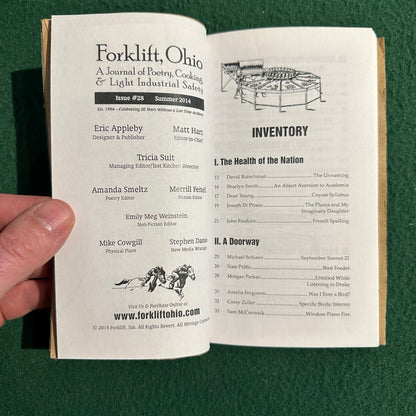 Poetry Paperback: Forklift, Ohio, #28 Summer 2014: Forklift Seeds
