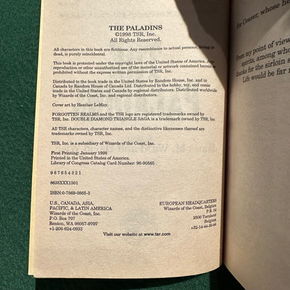 Vintage Dungeons & Dragons Paperbacks: Forgotten Realms: The Double Diamond Triangle Saga 1-9 COMPLETE FIRST PRINTS