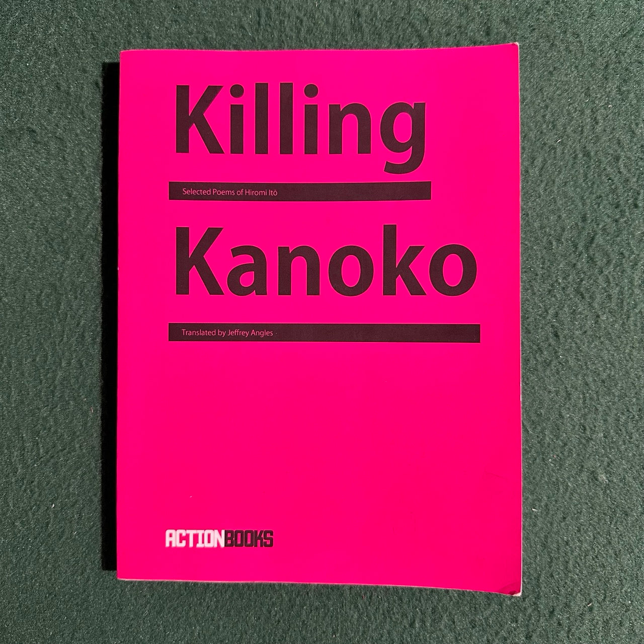 Poetry Paperback: Hiromi Ito - Killing Kanoko FIRST EDITION