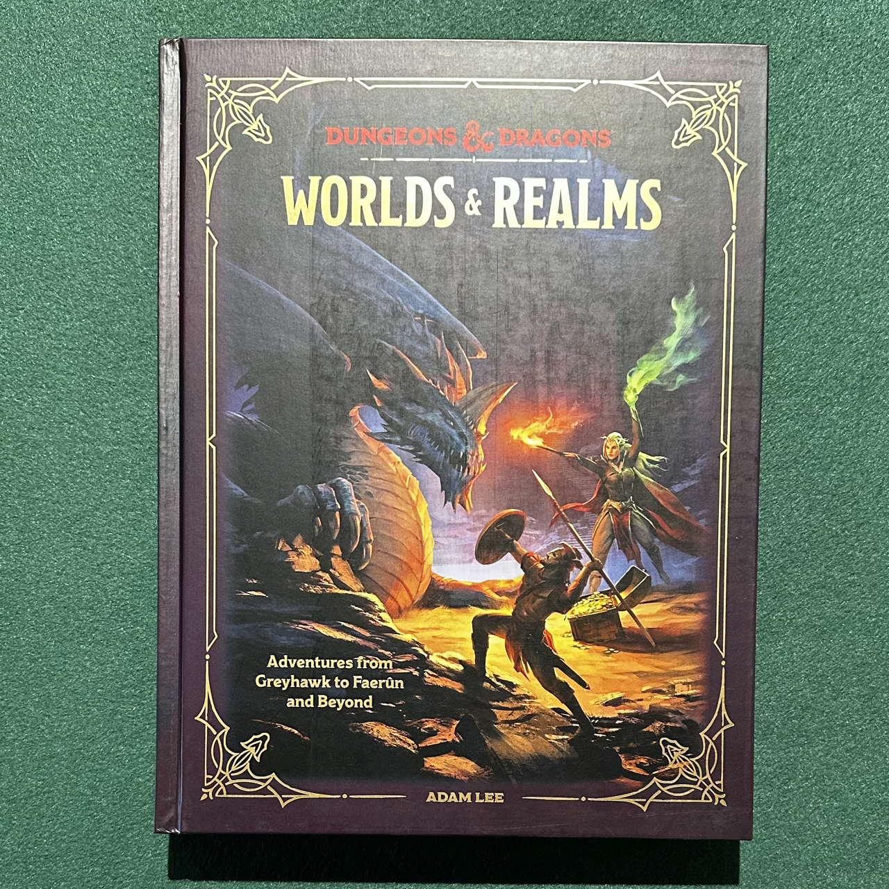 Dungeons & Dragons Hardback: Worlds and Realms FIRST EDITION/PRINT