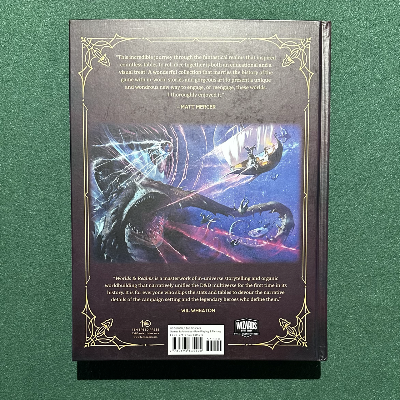Dungeons & Dragons Hardback: Worlds and Realms FIRST EDITION/PRINT