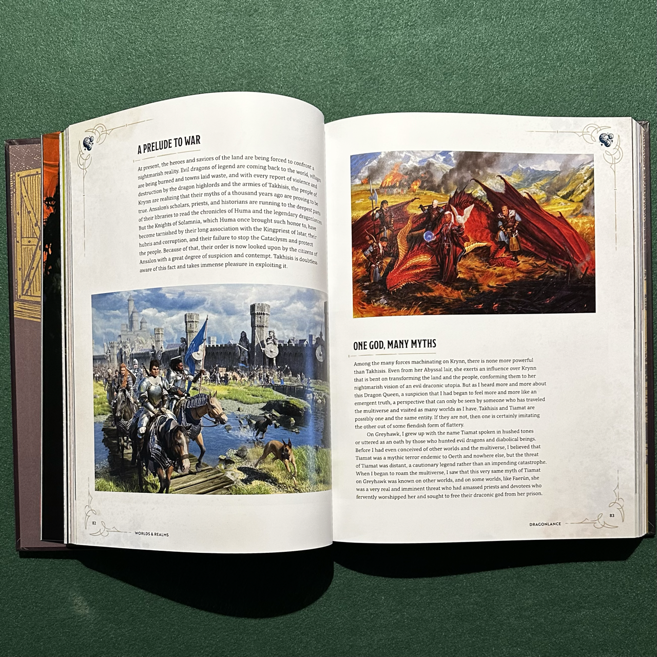 Dungeons & Dragons Hardback: Worlds and Realms FIRST EDITION/PRINT