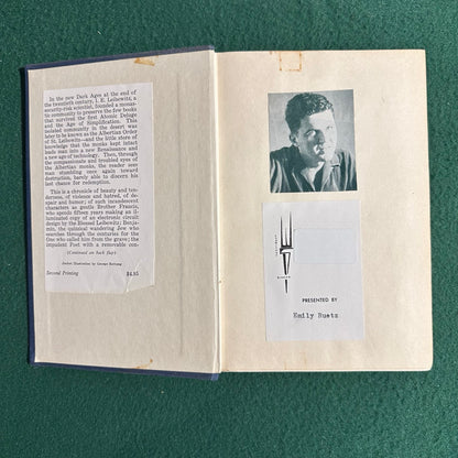 Vintage Fiction Hardback: Walter M Miller, Jr. - A Canticle for Leibowitz THIRD PRINTING