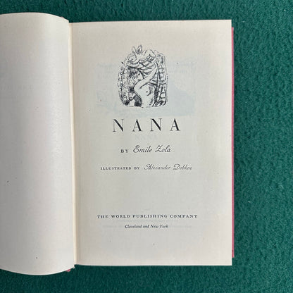 Vintage Fiction Hardback: Emile Zola - Nana FIRST PRINTING