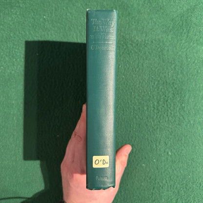 Vintage Fiction Hardback: Peadar O'Donnell - The Way It Was With Them FIRST EDITION