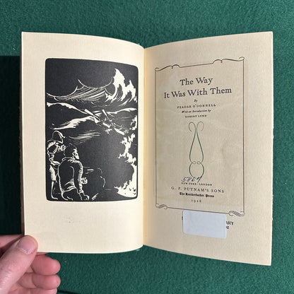 Vintage Fiction Hardback: Peadar O'Donnell - The Way It Was With Them FIRST EDITION