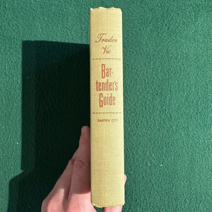 Vintage Non-Fiction Hardback: Trader Vic - Bartender's Guide