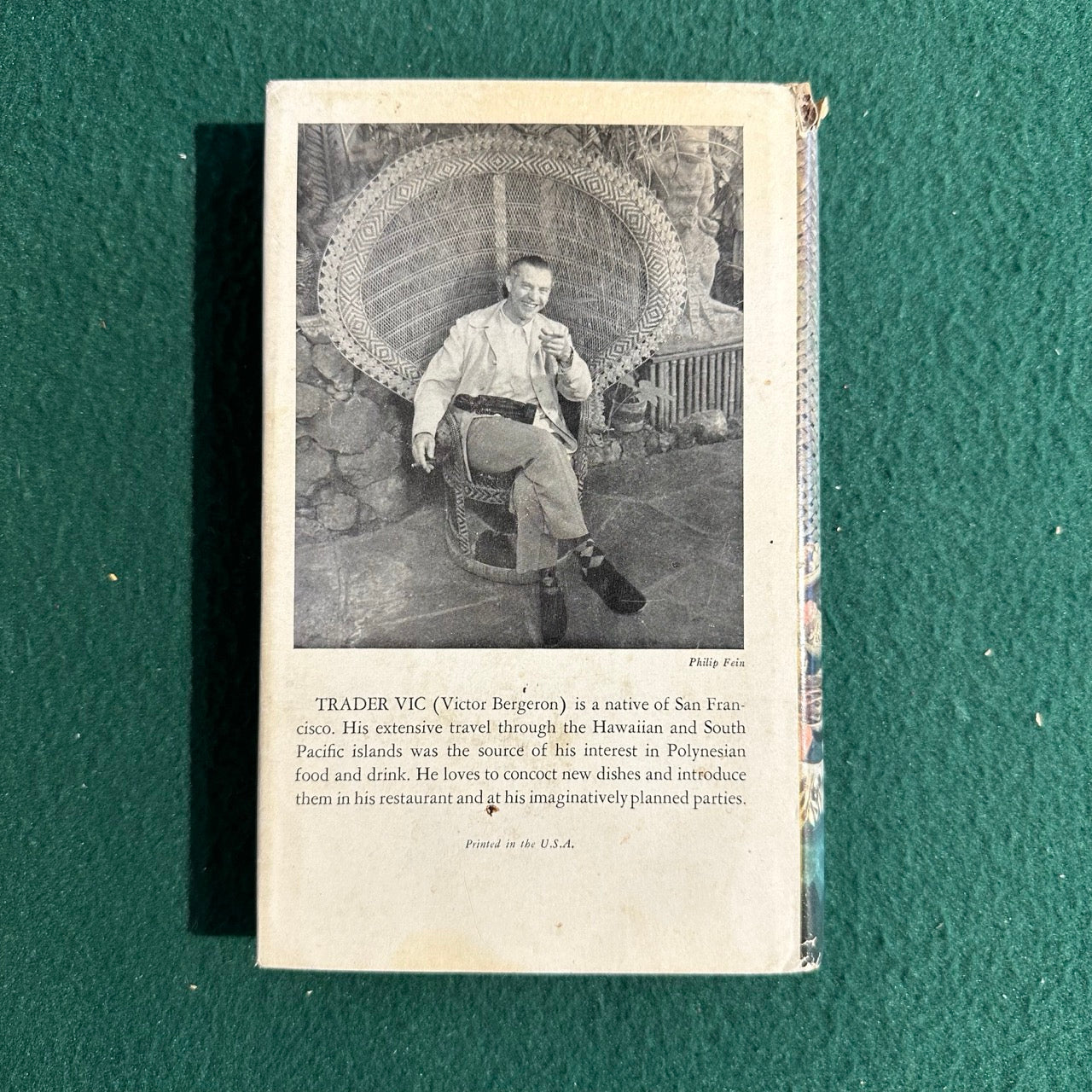 Vintage Non-Fiction Hardback: Trader Vic - Book of Food & Drink