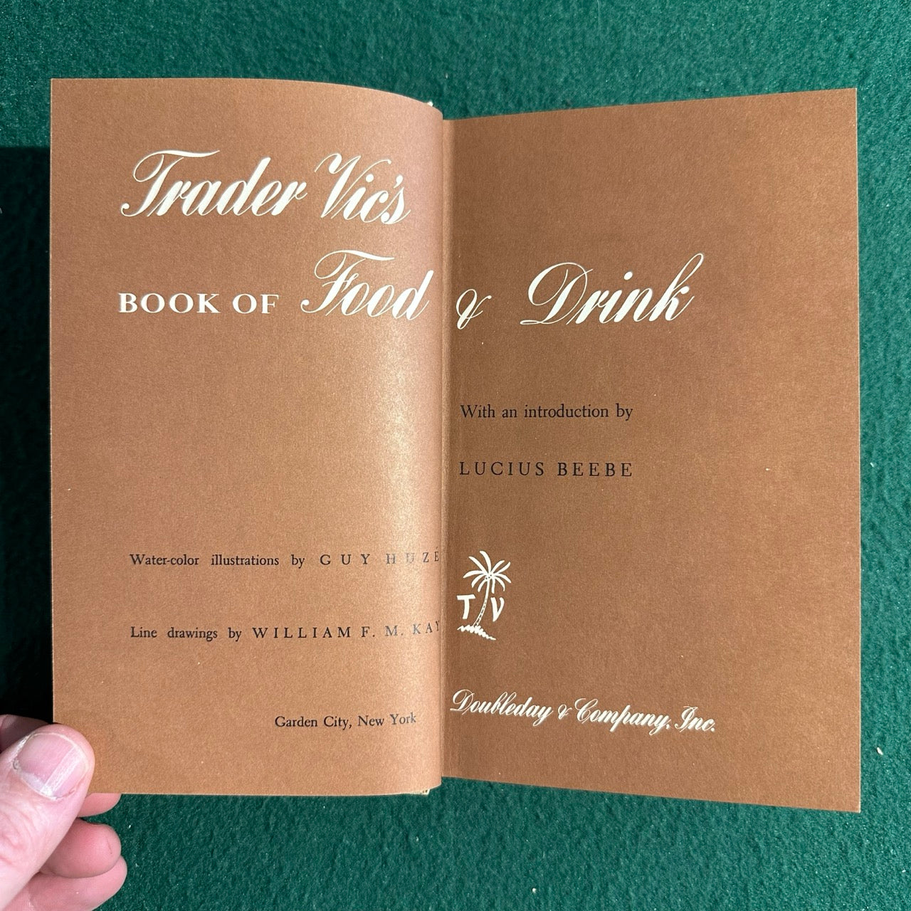 Vintage Non-Fiction Hardback: Trader Vic - Book of Food & Drink