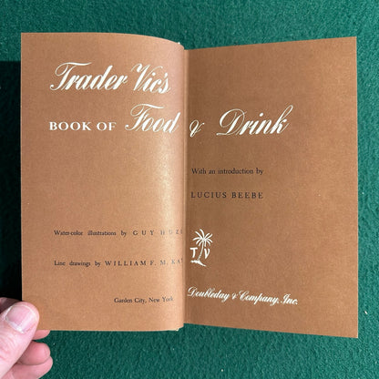 Vintage Non-Fiction Hardback: Trader Vic - Book of Food & Drink