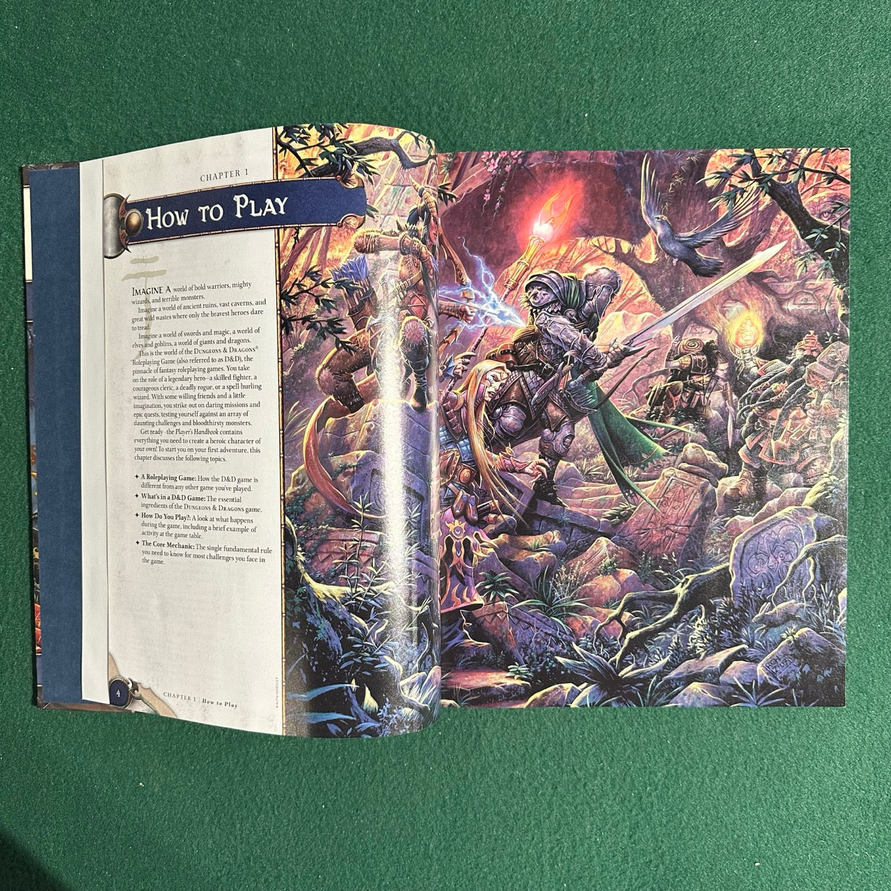 Dungeons & Dragons 4e Rulebook: Player's Handbook FIRST PRINTING