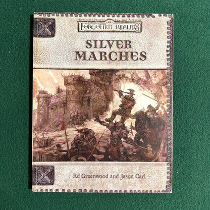 Dungeons & Dragons 3e Accessory: Forgotten Realms: Silver Marches FIRST PRINTING