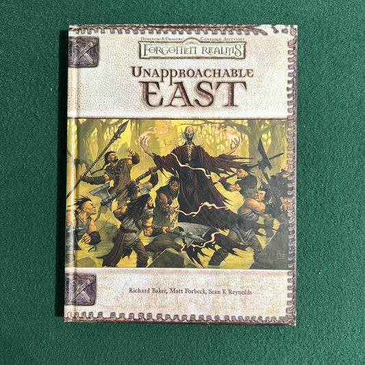 Dungeons & Dragons 3e Accessory: Forgotten Realms: Unapproachable East FIRST PRINTING