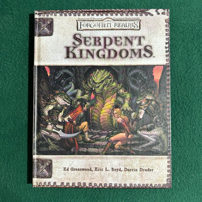 Dungeons & Dragons 3e Supplement: Forgotten Realms: Serpent Kingdoms FIRST PRINTING