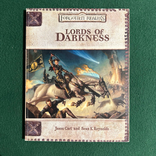 Dungeons & Dragons 3e Supplement: Forgotten Realms: Lords of Darkness FIRST PRINTING