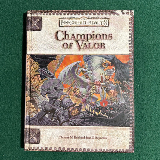 Dungeons & Dragons 3e Supplement: Forgotten Realms: Champions of Valor FIRST PRINTING
